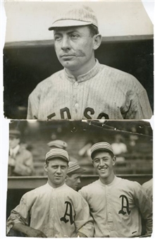 American League Players 1900s-1930s Original Photos by Charles Conlon (16) - Featuring Tannehill, Leibold, Bush, F. Jones and Leonard - PSA/DNA Type I